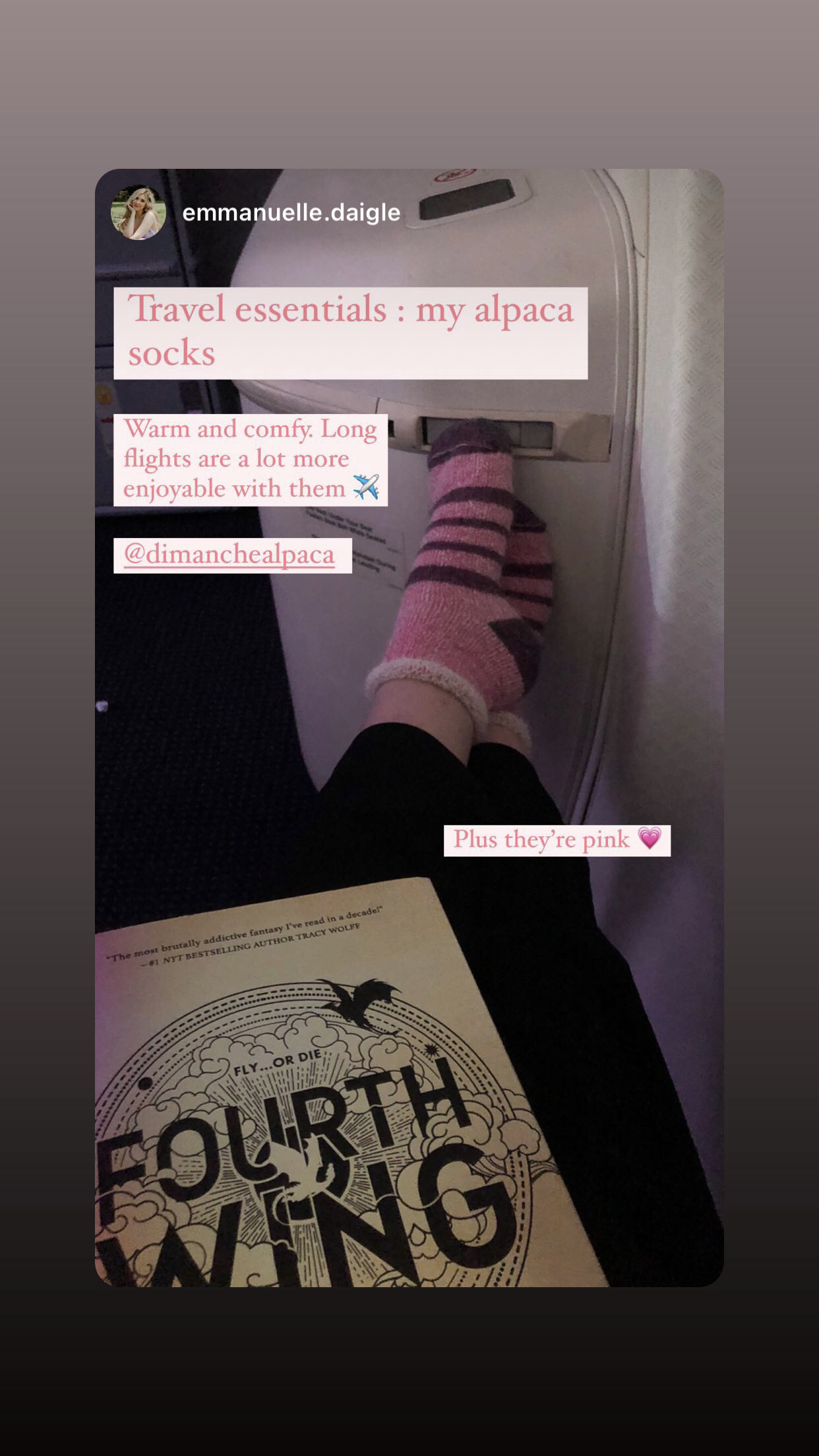 Pink Alpaca Socks - Short