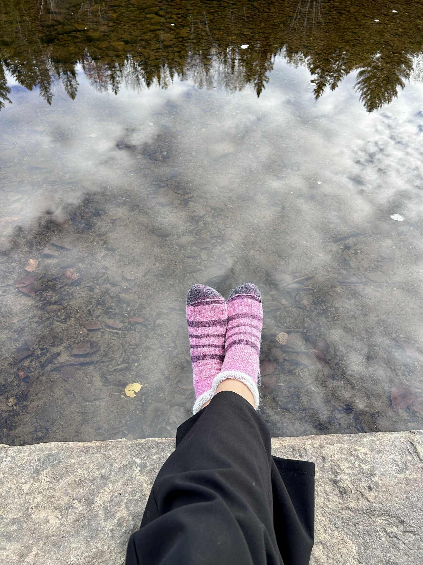 Pink Alpaca Socks - Short